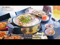 Machine électrique/four à gril de poisson au charbon de bois pour restaurant, haute efficacité