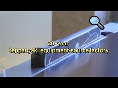 Grill Teppanyaki direct d'usine - élimination de la graisse à 95% et conception personnalisée